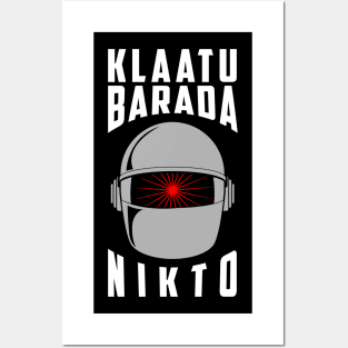 Gort, Klaatu barada nikto, Posters and Art